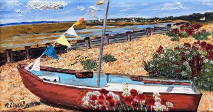 Boat on Whitstable Beach