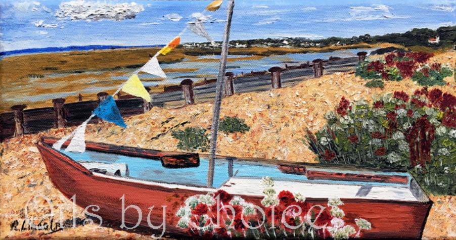 Boat on Whitstable Beach