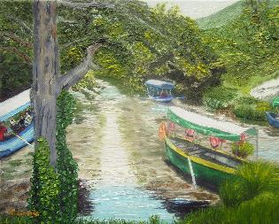 Link to Canal by Monastery of Naum