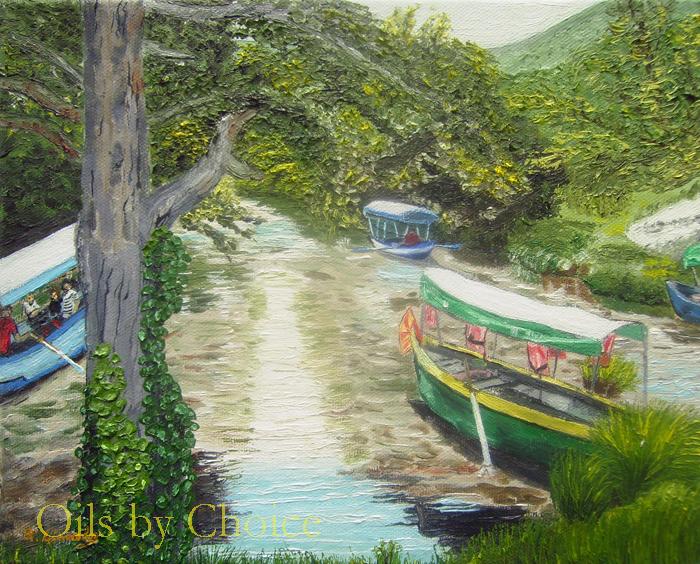 Canal by Monastery of Naum