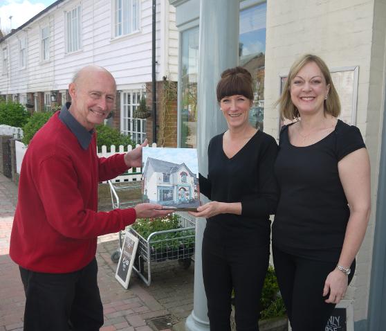 Presentation of Lime Tree painting