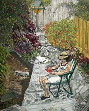 Relaxing by the Brook